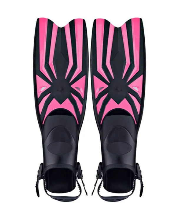 
Diving sports equipment snorkeling adult adjustable swimming silicone length scuba diving fins 