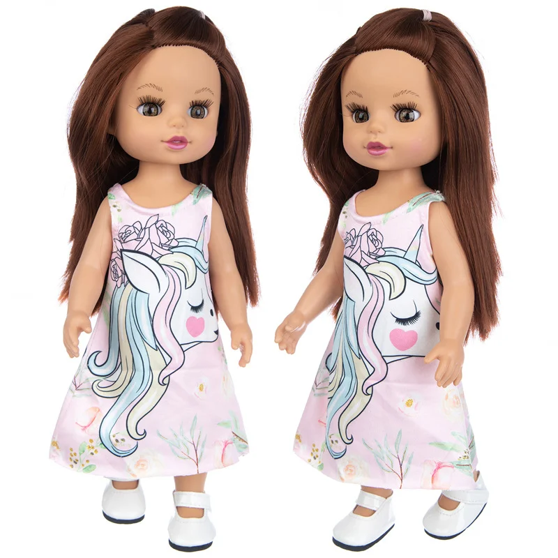 Wholesale Fashion Realistic Simulation Doll Clothes 14 Inch Vinyl Reborn Baby Dolls Toys American Girl Doll