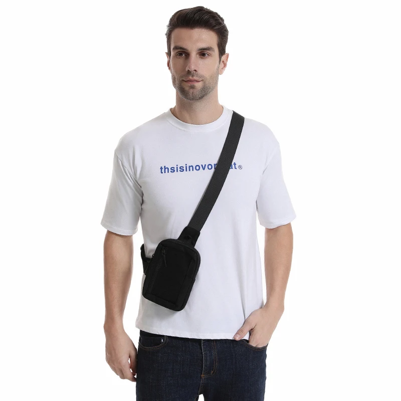 HUALIAN OEM/ODM Custom Popular Mini Simple cross body pack messenger bags custom men Crossbody shoulder bag sling bag