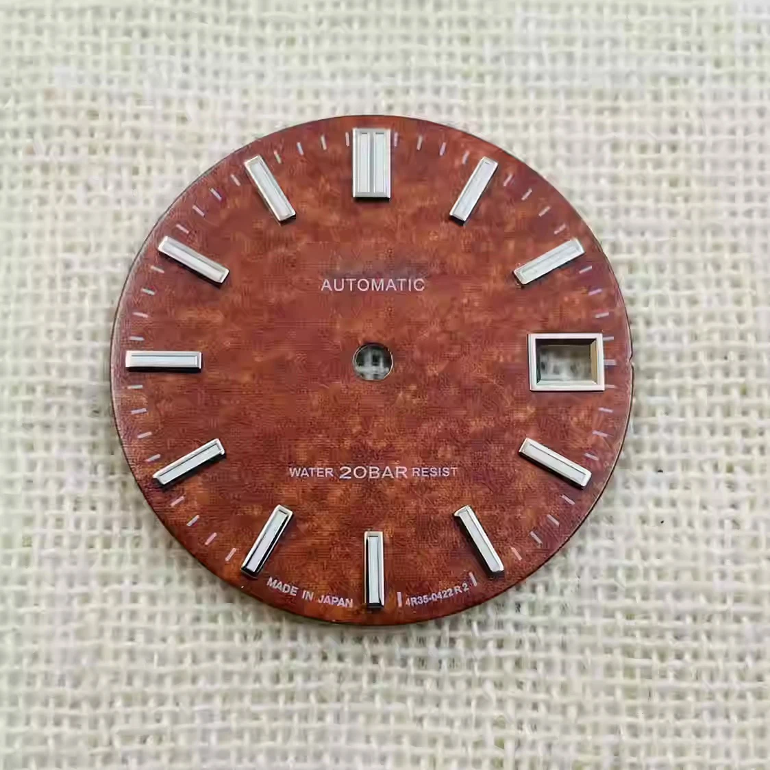 28.5mm Watch Dial for NH35 NH36 Movement Green Luminous Single Calendar Dial for Watches Accessories