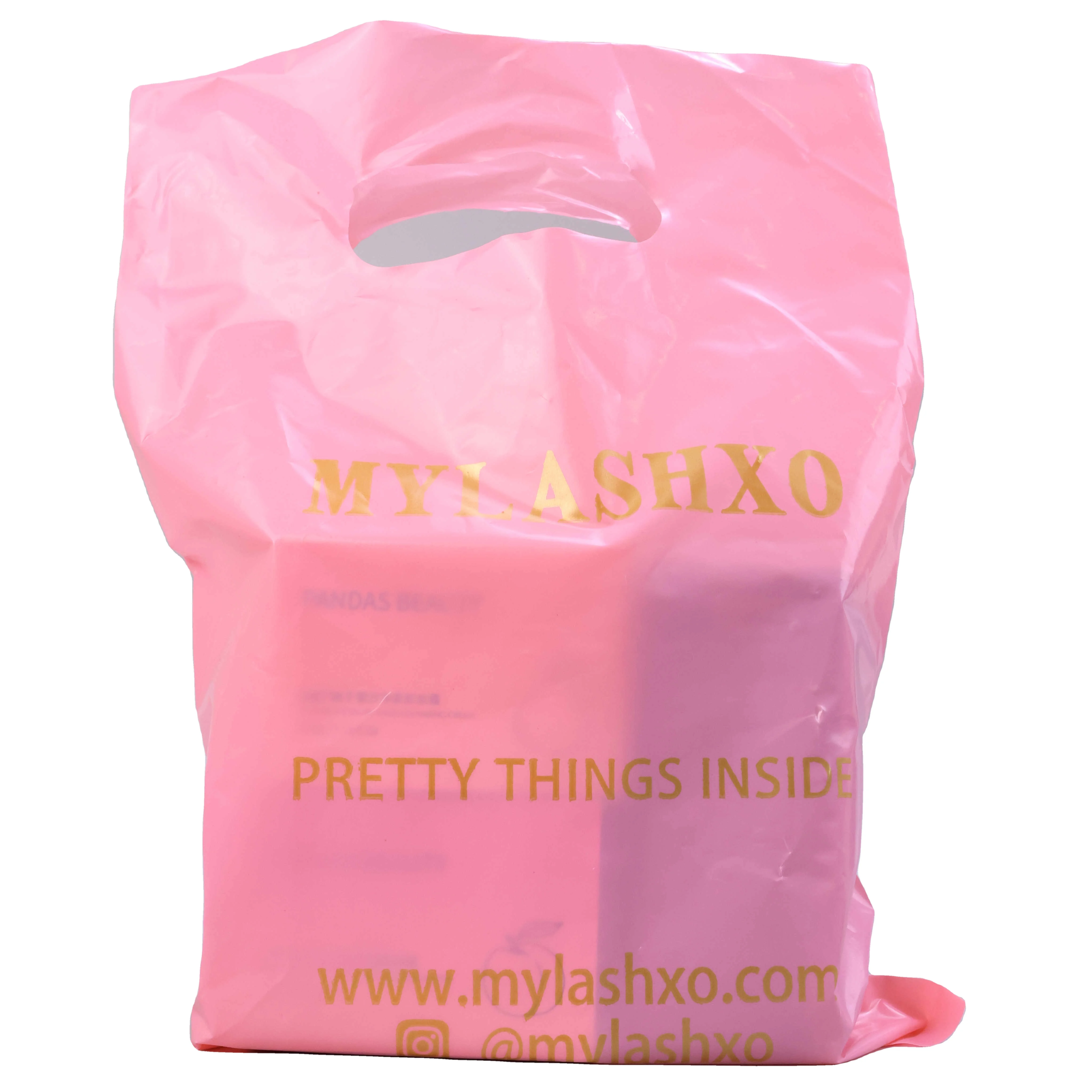 Custom plastic bags with logo Various size plastic shopping bag Clothes plastic carry bag