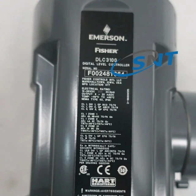Emerson Fisherr FIELDVUE DLC3100 SIS Digital Level Controller displacer lever transmitter