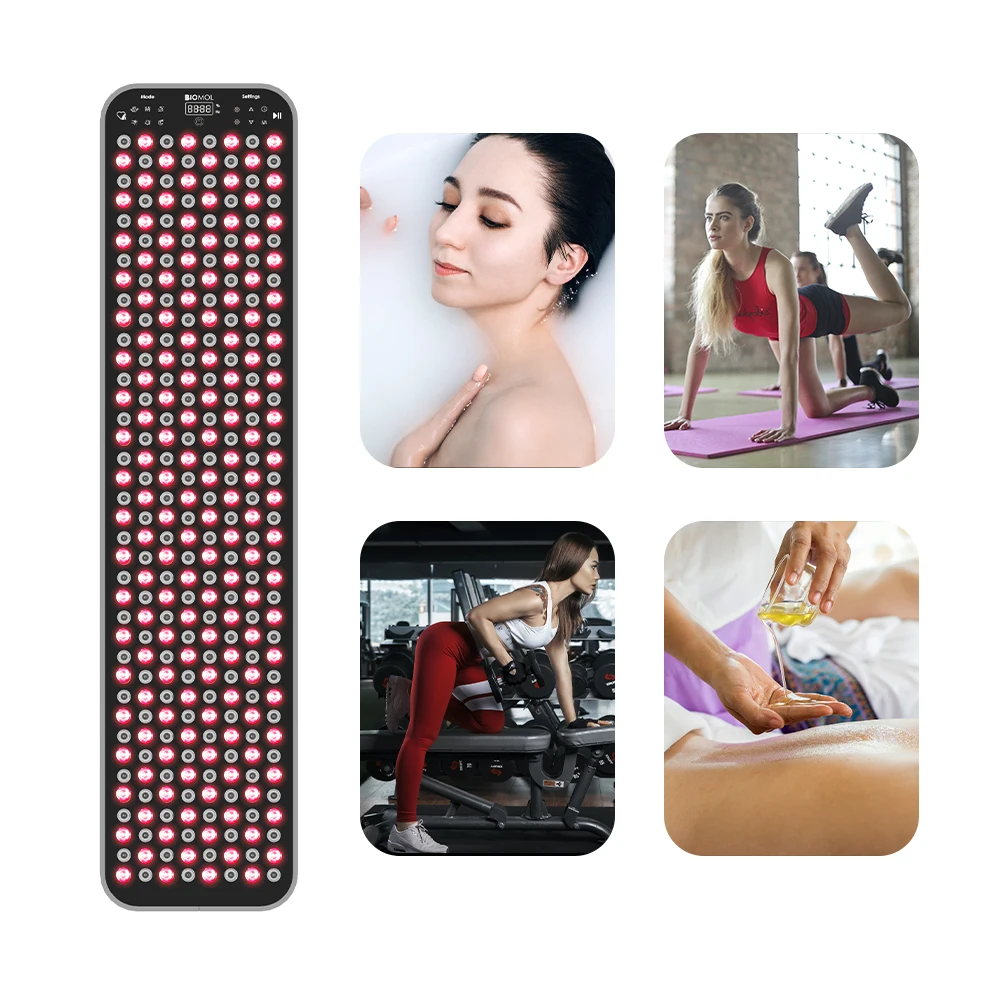 BIOMOL H1520 High Power Near Infrared Therapy Lamp Voice/Touch Control Red Light Therapy for Body Home Use Beauty Equipment