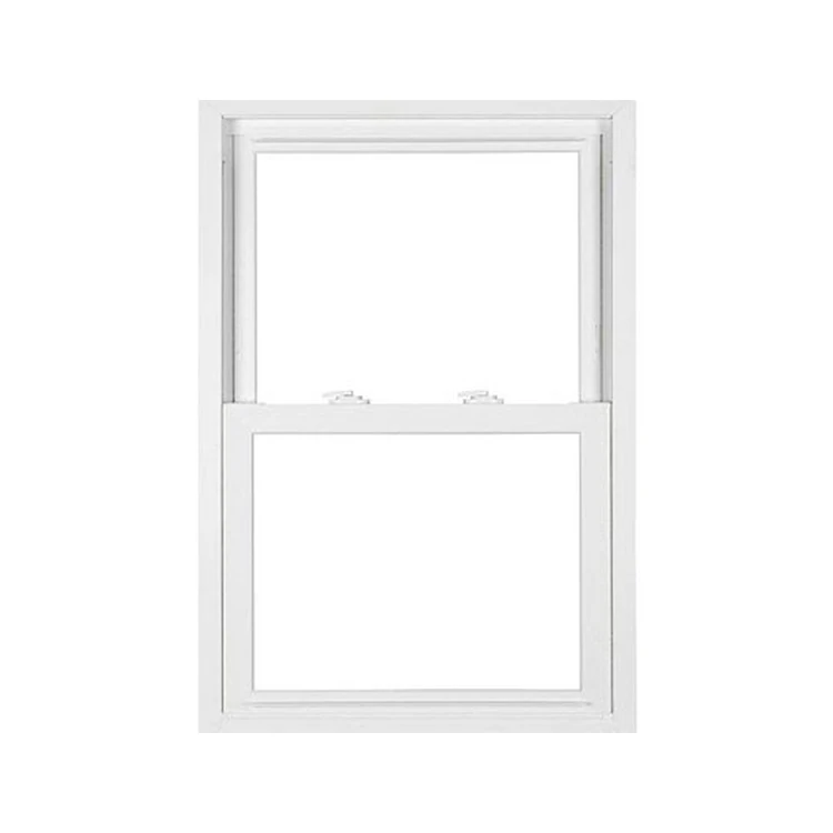 Residential double hanging window pvc single hanging window vertical up and down sliding window