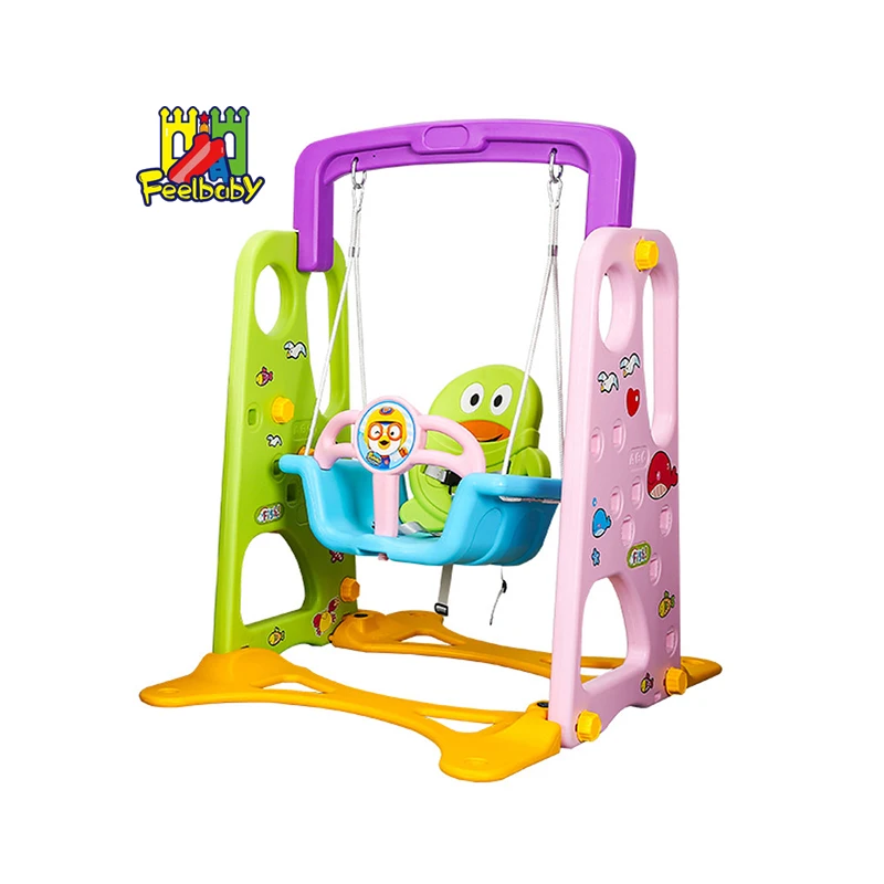 Feelbaby high quality new design indoor plastic baby swing