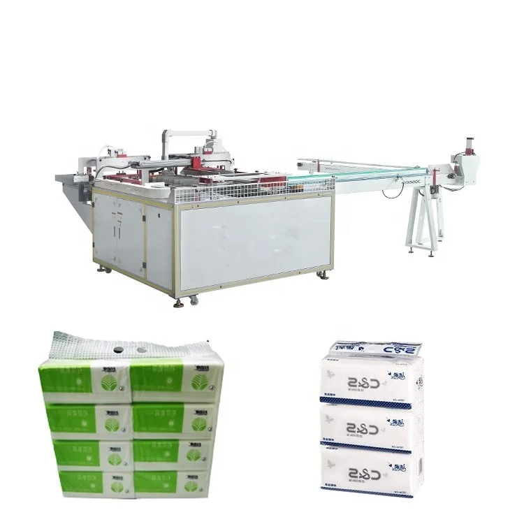 Box Drawing Plastic Bags Automatic tissue facial packing machine facial tissue machine paper facial tissue paper bundle machine