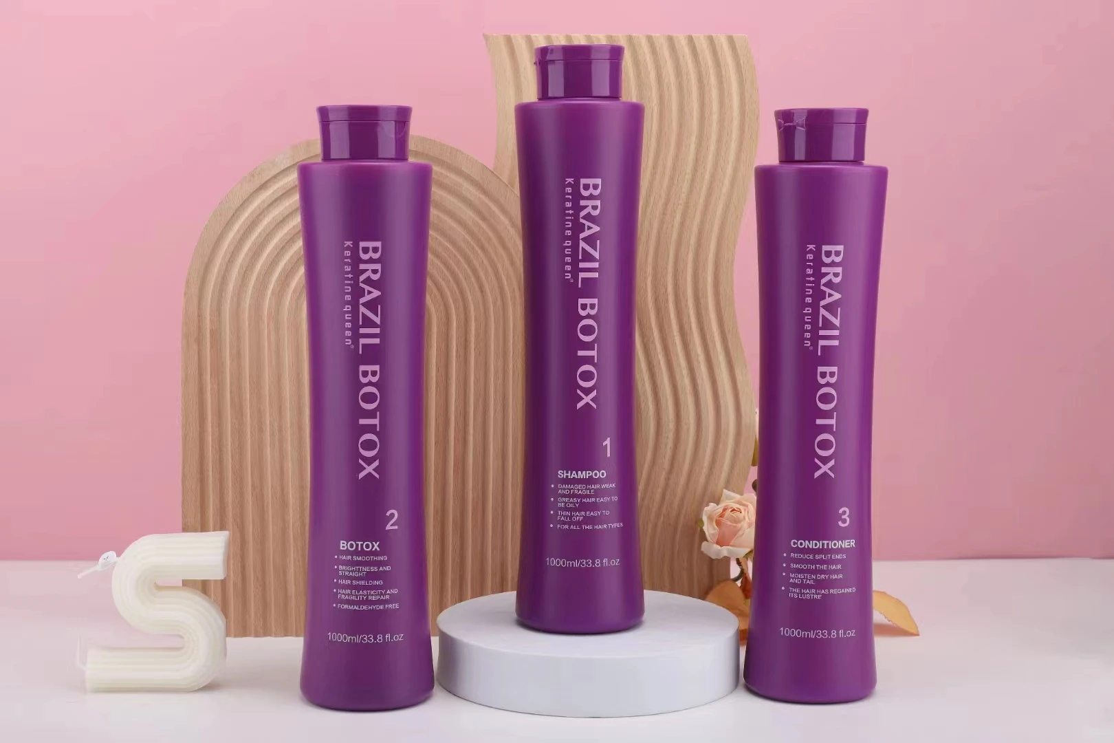 1000ml OEM Factory Best Price Formaldehyde Free Professional Salon Hair Care Products Straightening Keratin Hair Treatment