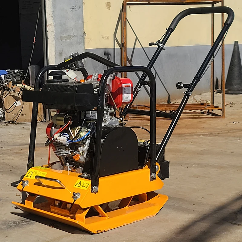 6.5hp tamper rammer vibration 100plate compactor   diesel  reversible plate compactor 	 120 kg vibrating plate compactor