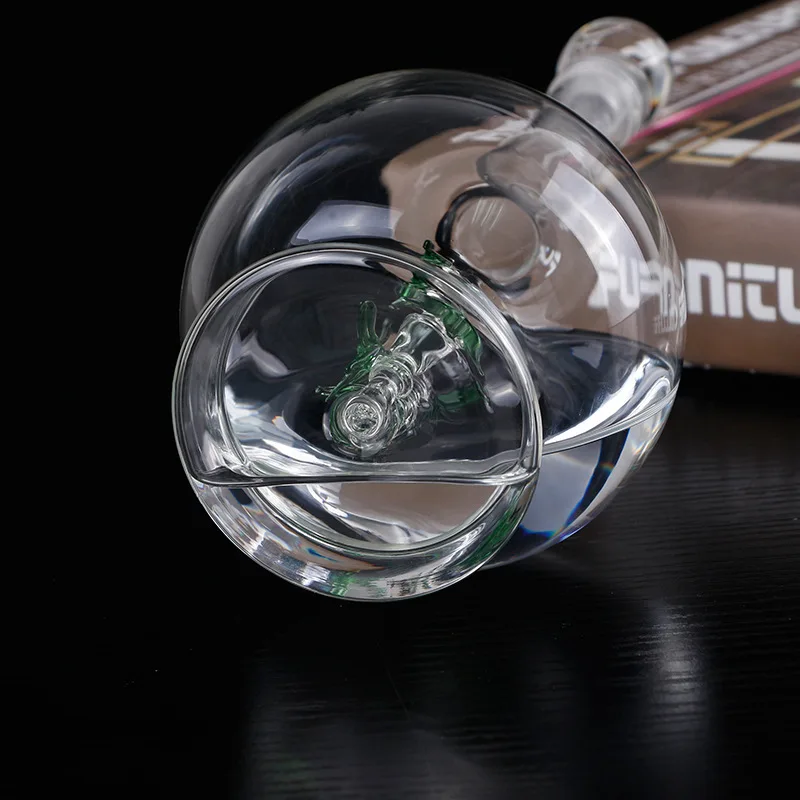  Factory wholesales transparent bottle high borosilicate glass bamboo