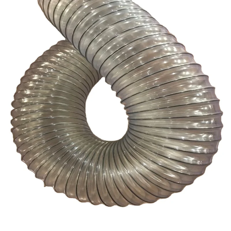 High Quality Flexible Clear PVC Spring Spiral Hose Steel Wire Water Suction Discharge Hose