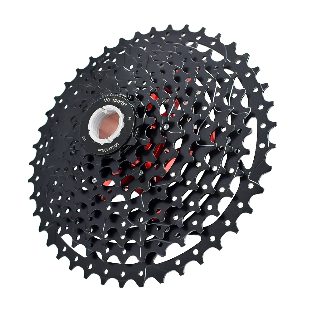 VG Sports 9 Speed 11-40T 42T 46T Bicycle Cassette Freewheel for MTB Mountain Bike Parts