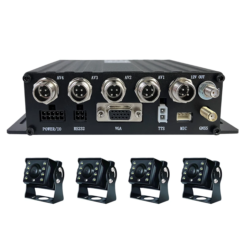 YQ-GD02R Vehicle remote video surveillance GPS positioning recorder Large truck cold chain temperature control video recorder