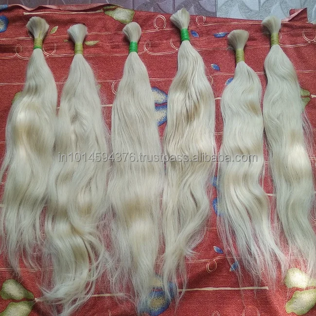 
2021 NEW ARRIVAL !!!!! 613 BLONDE BULK NATURAL WAVY INDIAN HUMAN HAIR EXTENSIONS !!!!! 