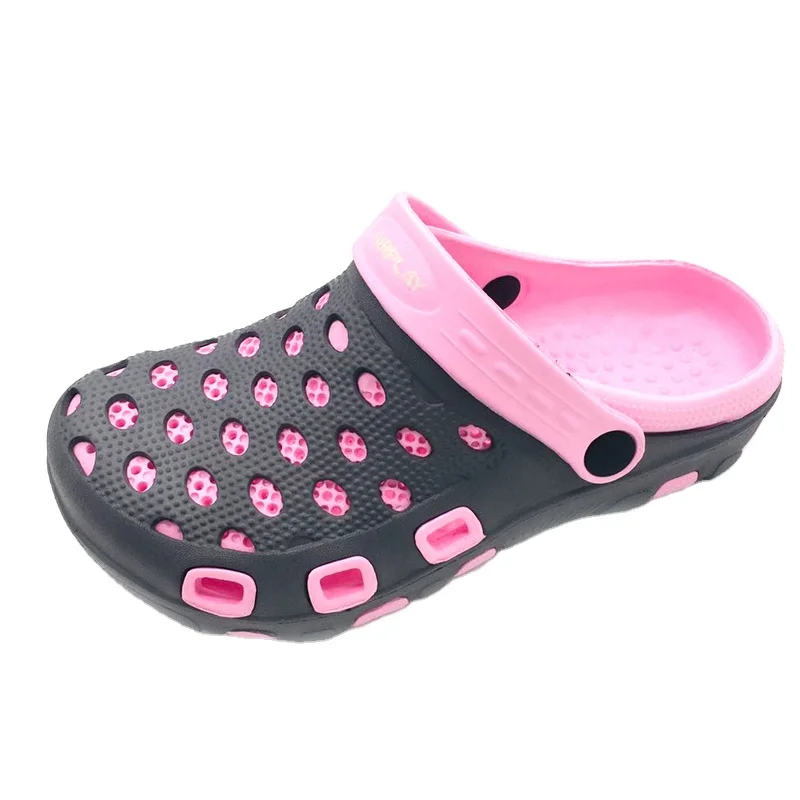 Wholesale fancy design womens and mens EVA garden shoes clogs with holes outdoor beach sandals walking slide slipper for unisex