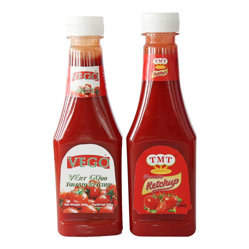 High Quality Good Price tomato sauce factory direct sale tomato ketchup 340g