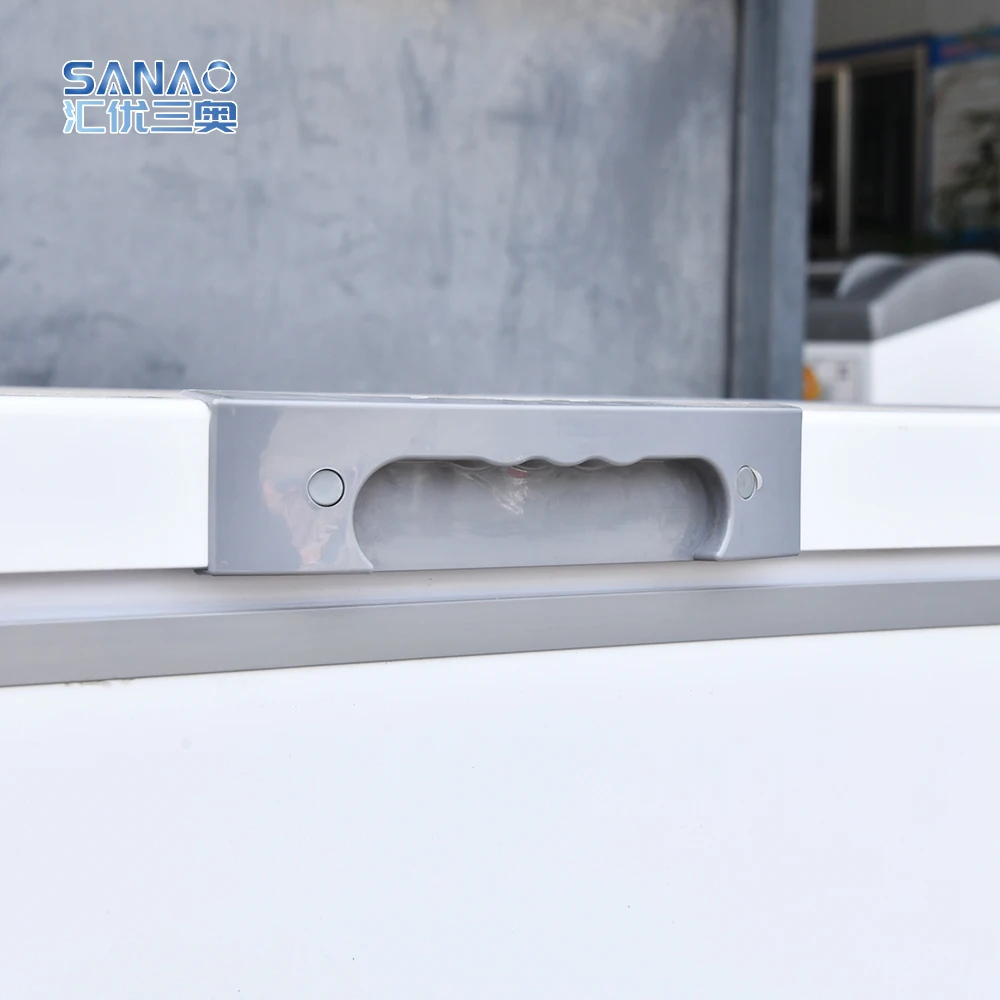 China Factory Supply Large Supermarket Commercial Industrial Deep Freezers With Double Doors