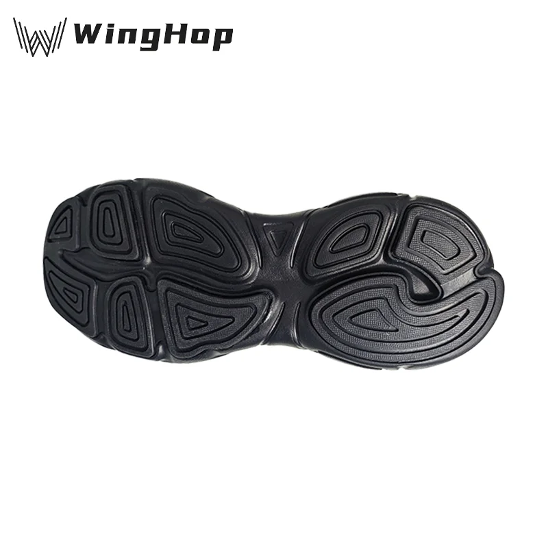Custom New Arrivals Cushioning Running Sneaker Outsole OEM ODM Men Wear-resisting Men Thick High Sports Outer Soles For Sneakers