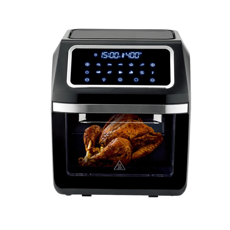 1700W 1800W 12L Air Fryer oven Adjustable thermostat with LED display and easy control for cooking without oil or with less oil