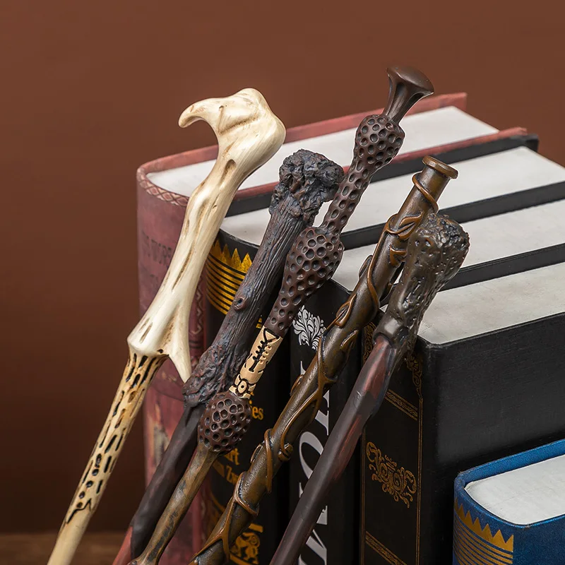 35-42cm Harries Resin Collectible Witch Wizard Cosplay Hermione Magic Wand Full Range of Stage magic stick Christmas Gifts Toys