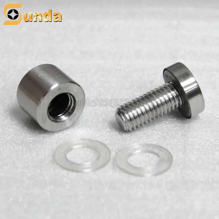 Stainless Steel Standoff Screws Wall Sign Standoff Mounting Hardware Advertising Glass Standoff Nail for Hanging Acrylic Picture