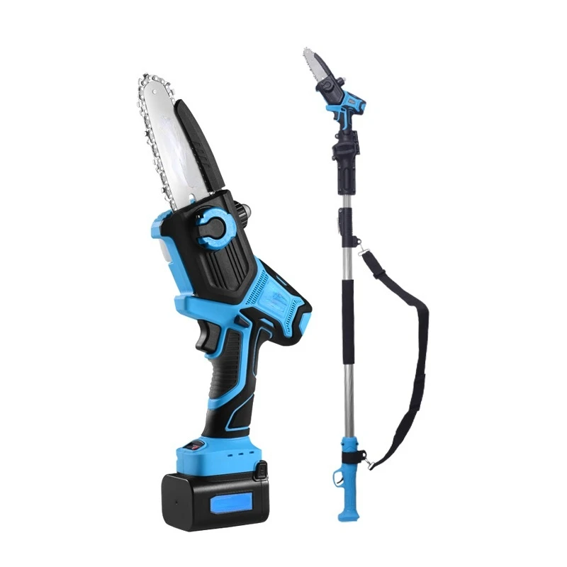 Expansion retractable 5 inch cordless electric chain saw Power saw miniature lithium battery saw