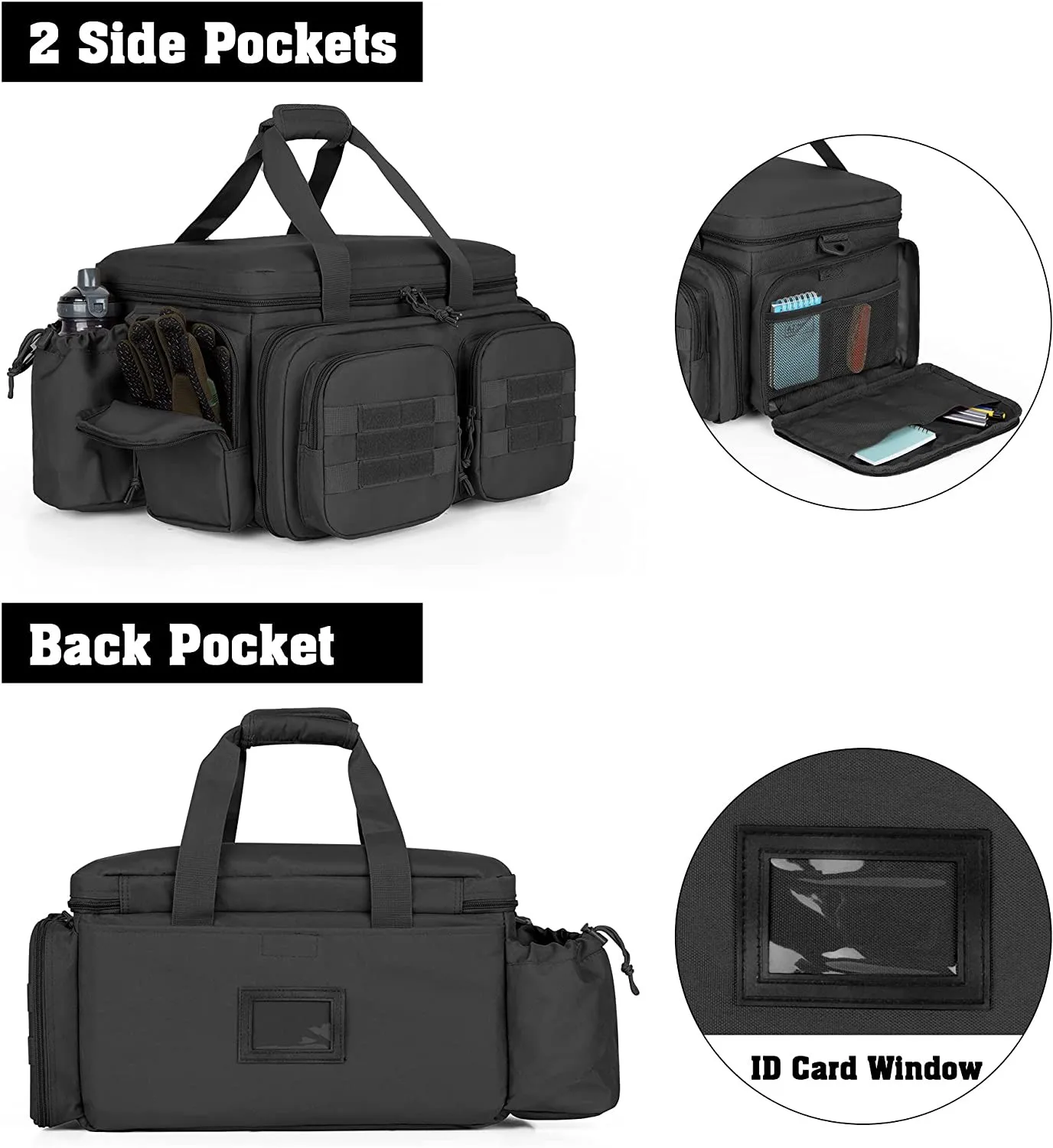 FREE SAMPLE Tactical Range Bag Shooting  Range Duffle Bag Magazine Slots for Hunting and Range Outdoor Activities