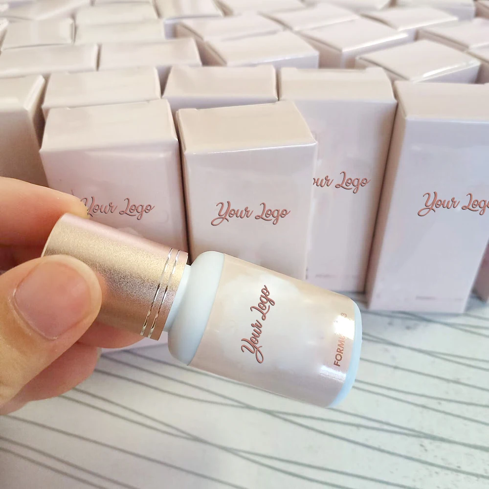 Private Logo Long Last 1S Drying Eyelash Extension Glue Adhesive PMMA Free Waterproof/Oil Proof LEDUV Lamp Glue Eyelashes Tools