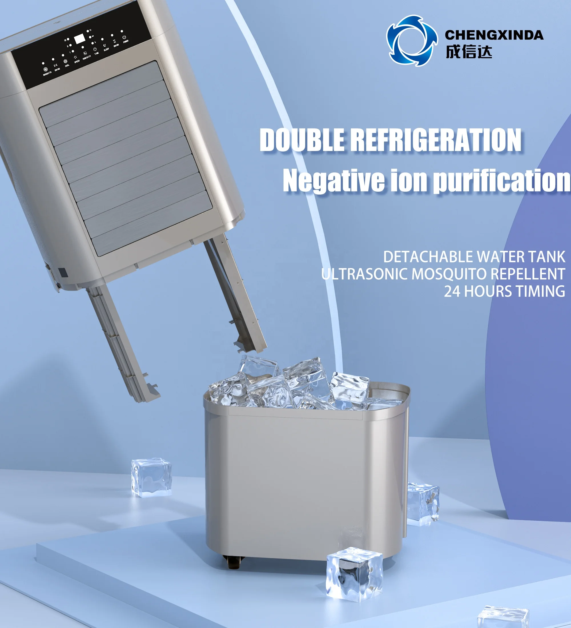 Best water fan white 200w portable 50L cooler air home air cooler water cooler fan