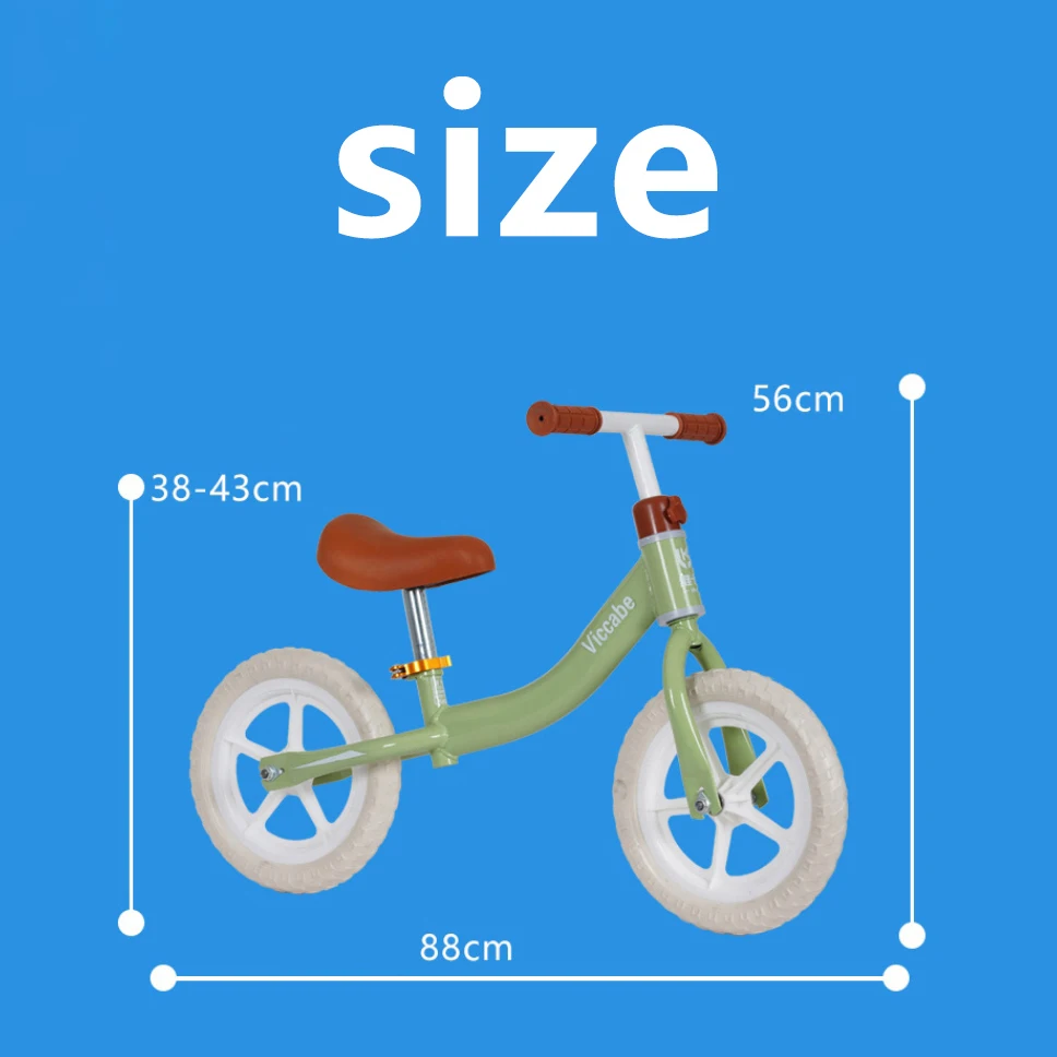 Factory Wholesale Price Small Size Bicycles With Fat Tire Foam Tires For Baby  None Brake For Children Walkers Without Chains