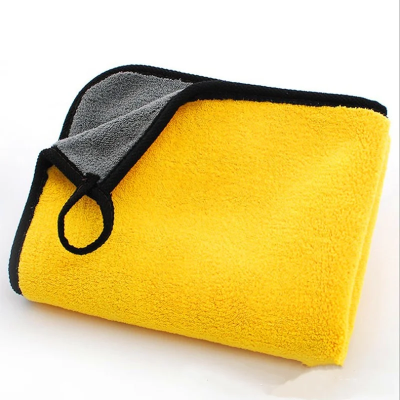 Factory Price Coral Fleece Wash Microfiber Cloth Car Cleaning Microfiber Towel Car Drying Absorbent Towel 400GSM