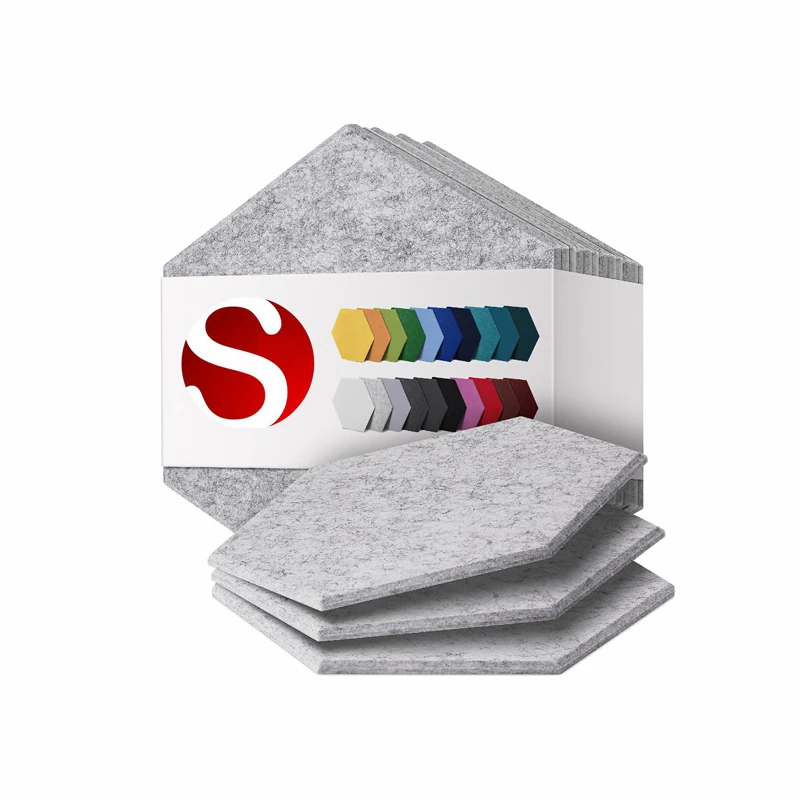 Wholesale Products pet polyester fiber acoustic panel decorative acoustic sound proof wall panels