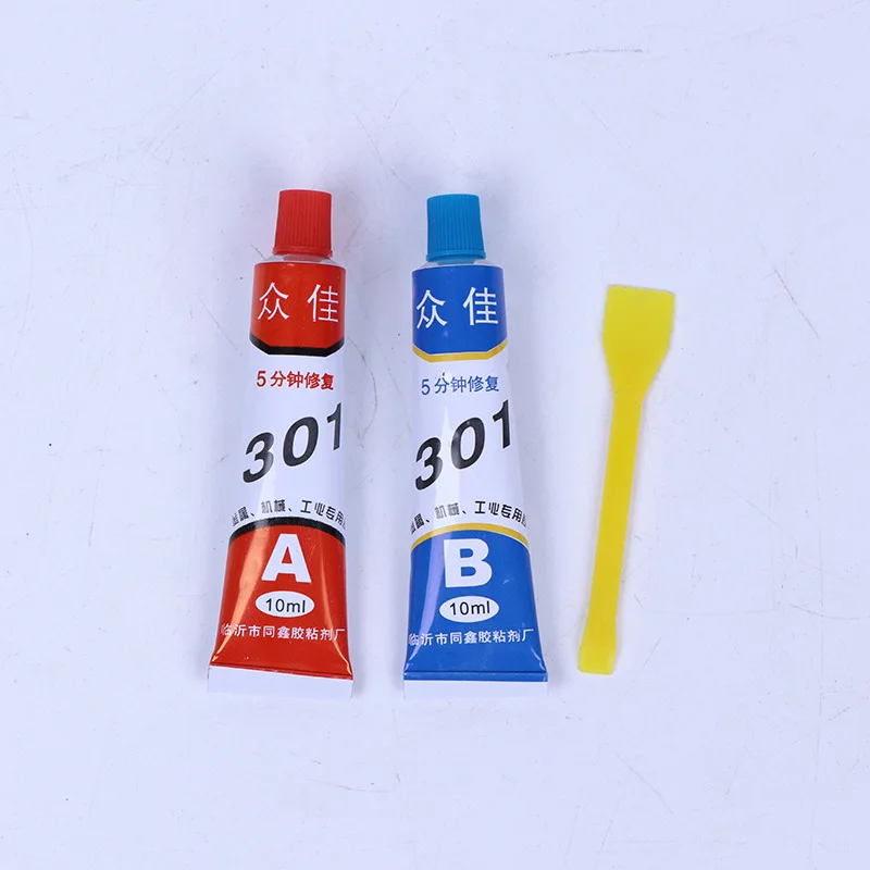 Factory direct hot sales 3 to 5 Mins Fast Dry Modified Acrylic AB Adhesive Glue For steel wood fitting parts