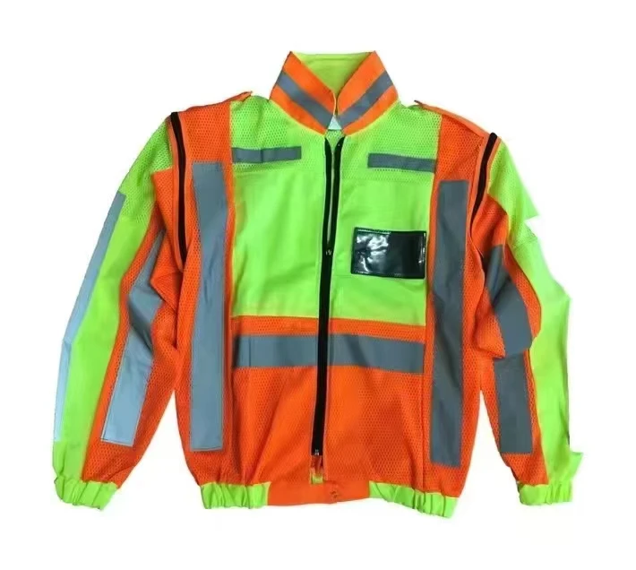high visibility hi-vis reflective lime bomber quilted lining winter jackets construction cold weather waterproof coats clothing