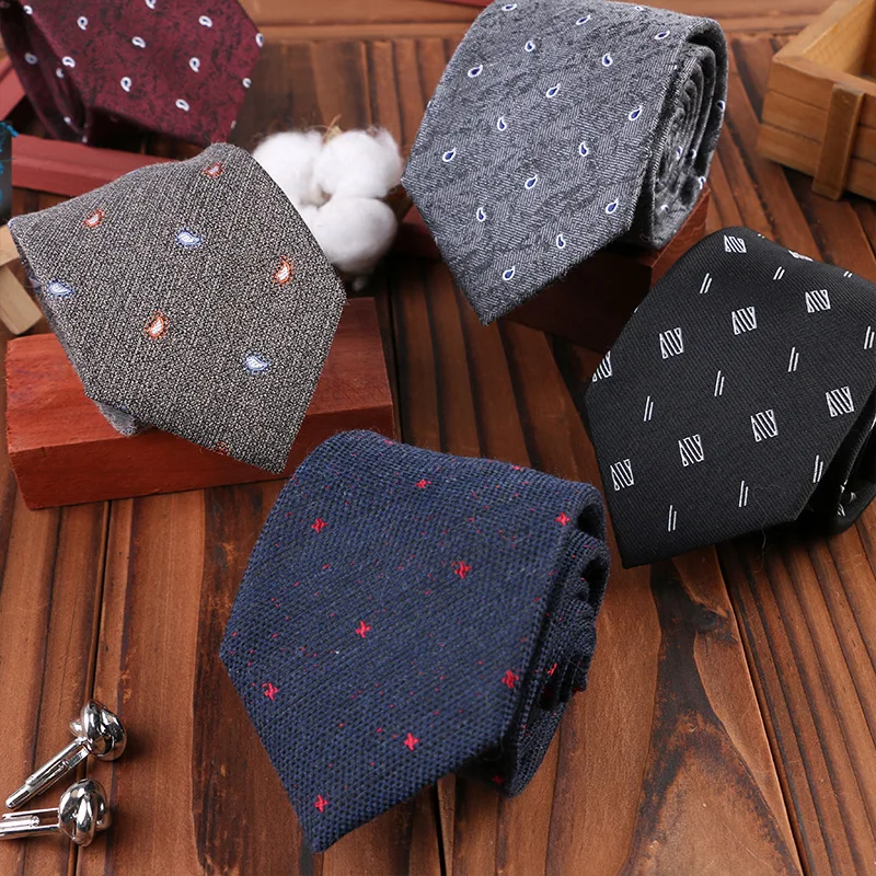 Formal wedding 7cm  polyester cotton suit accessories  necktie