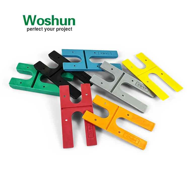 95x46mm Plastic H Shim H Packer Plastic  Construction Material Window Packers Plastic Horseshoe Shim for Window Door Frame