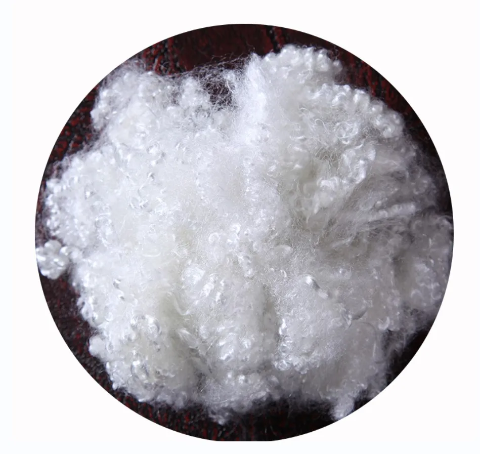 15D*32mm Virgin HCS Hollow Conjugated Silicone virgin polyester staple fiber for Filling