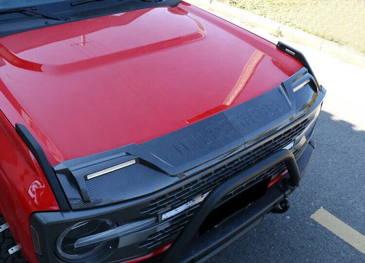 Bright Black Sandstone Deflector Baffle Guard Shield Plate Fits For Ford Bronco 2021-2023 Accessories