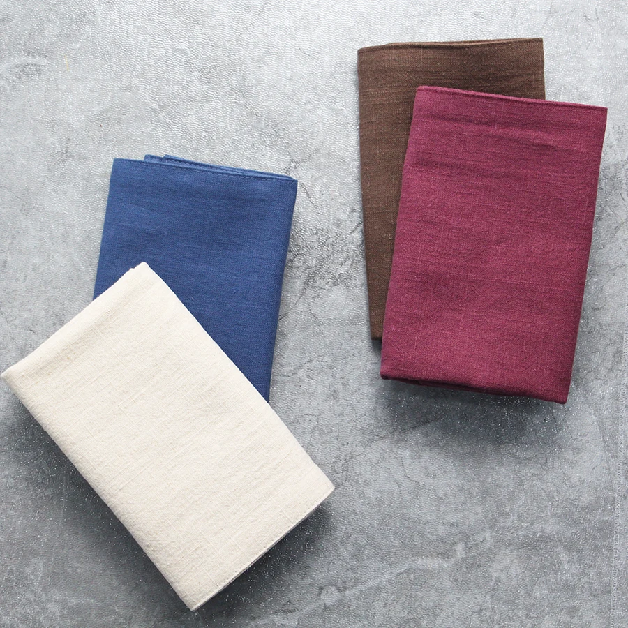 High quality high-grade solid color food placemat pure cotton thickened insulation  dining table placemats