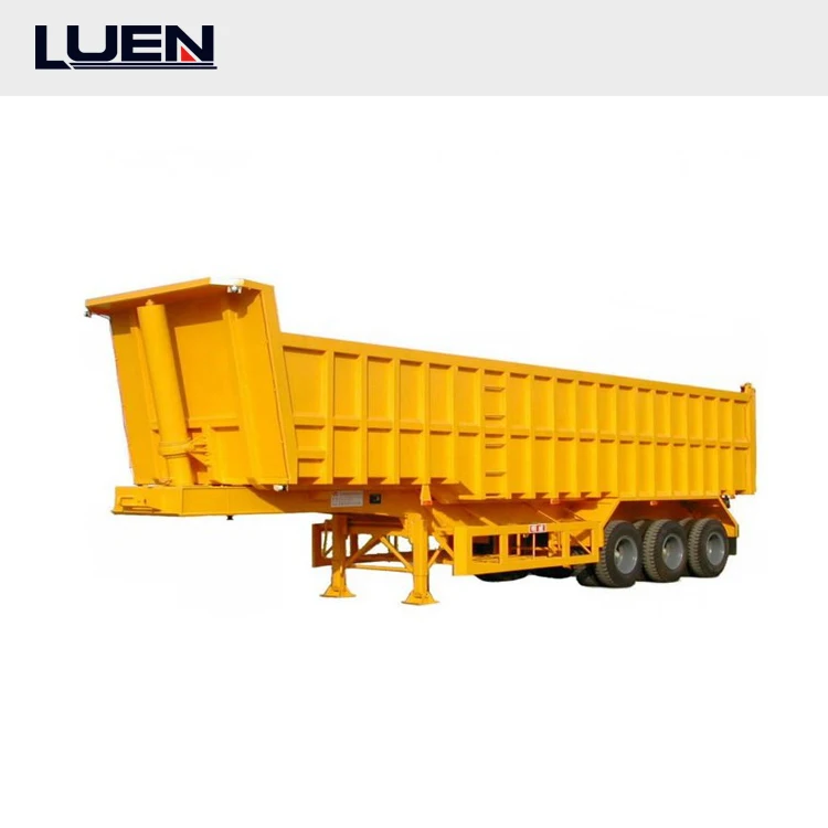40 To 80 Tons Dump Semi Trailer With Tractor Truck /2,3,4,5 Axles 30-45CBM Rear Dumper Tipper Semi Trailers