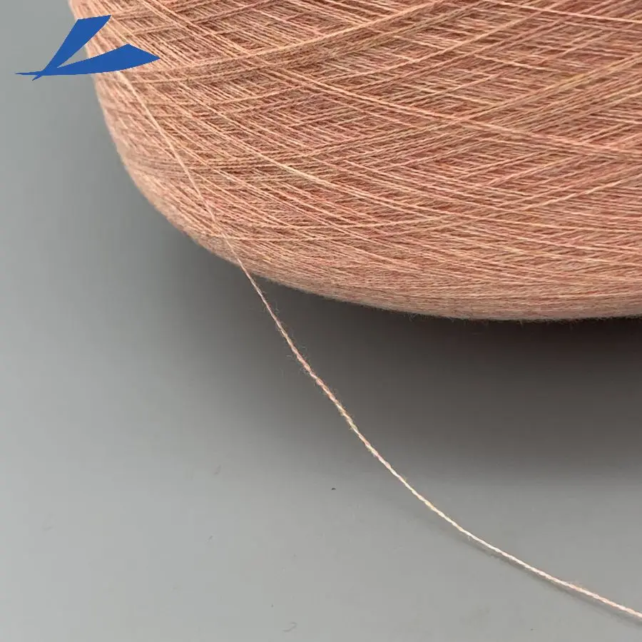 cheap wool like yarn polyester/PBT NE 26.5/2  dyed core spun sweater yarn for  knitting