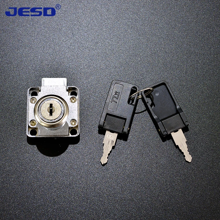 Factory Customize Thick Thin Back Full Alloy Model Convex Flat Base Wardrobe Cabinet Drawer Lock Wooden Office Desk Drawer Lock