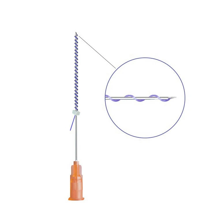 Korea PDO Mono screw threads Facial Lifting wires 29g 25mm 38mm Hilos Tensores Thread Lift