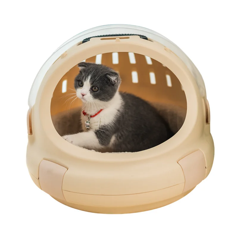 New Style Semi-closed Cat Bed and Portable Cats Carrier Multifunctional Space Capsule Cat Space Capsule Bed