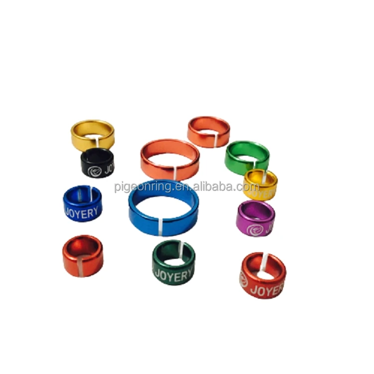Manufacturer direct-sell High quality bird banding open aluminium bird rings Split Aluminium bird bands
