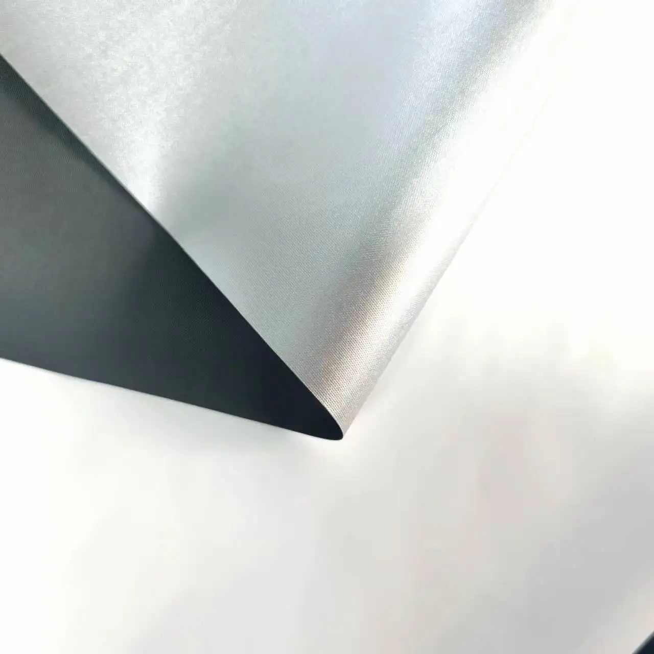 Hot Sale BLACK SILVER TAFFETA 180T Silver Coating Fabric Taffeta Silver Coating Taffeta Fabric  Car Cover Umbrella Tent fabric