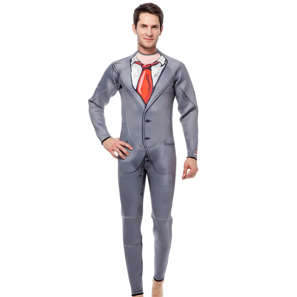 Wholesale Nylon Diving Suits Long Sleeve Keep Warm Surfing Swimming Wetsuit For Men