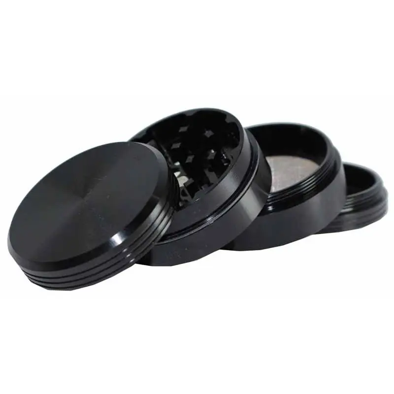 Wholesale Metal Zinc Alloy Tobacco Custom Grinder 4 Layer 50MM 63MM Metal Zinc Alloy Tobacco Herb Grinder Hand Muller Smoke Crus