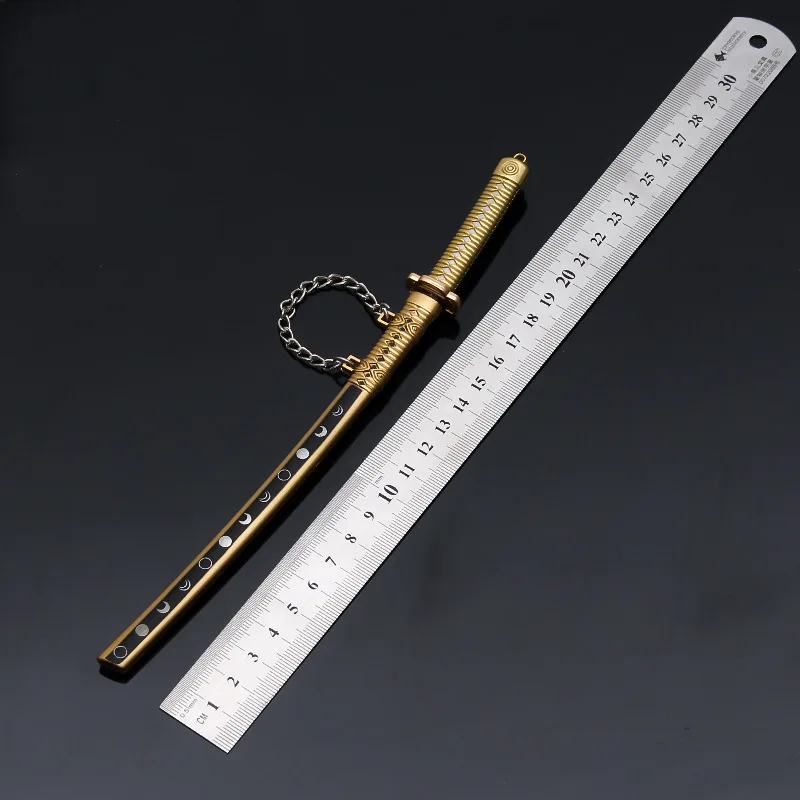 Wholesale 21cm Japanese Anime High Quality Snow walking knife shadow Small Mini Sword Keychain