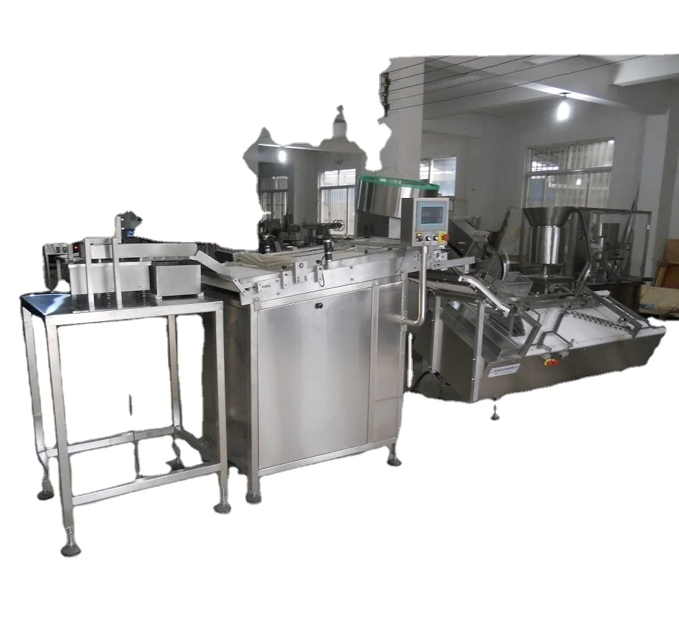 GR80 Effervescent Tablet Tube Counting Filling And Capping Machine