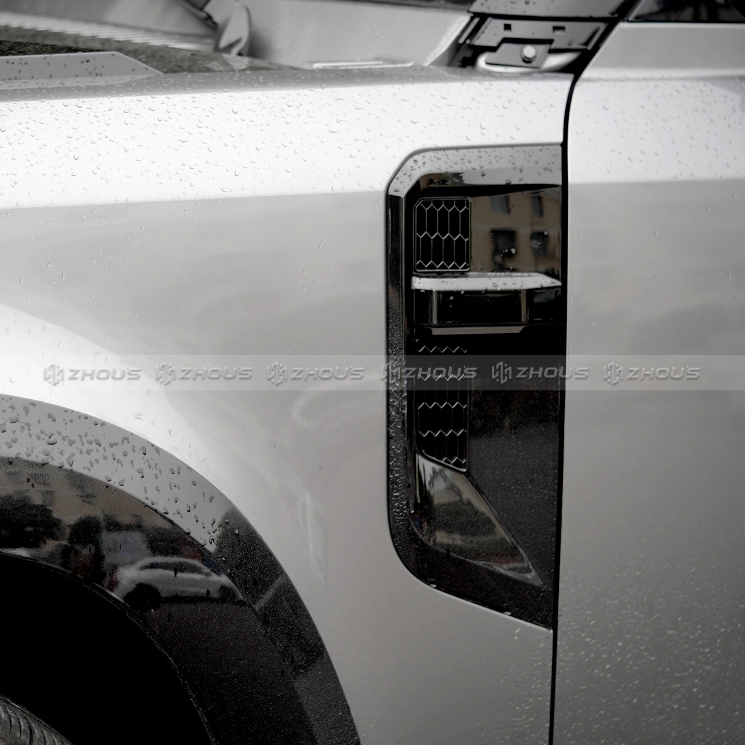 100% Dry Carbon Defender 2020 Car Sguard Machine Outlet Cover Exterior Trim Ide Air Fender Vent Grille